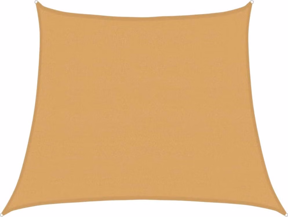 Vela Parasole 160 g/m² Trapezio Grigio Chiaro 3/4x3 m in HDPE