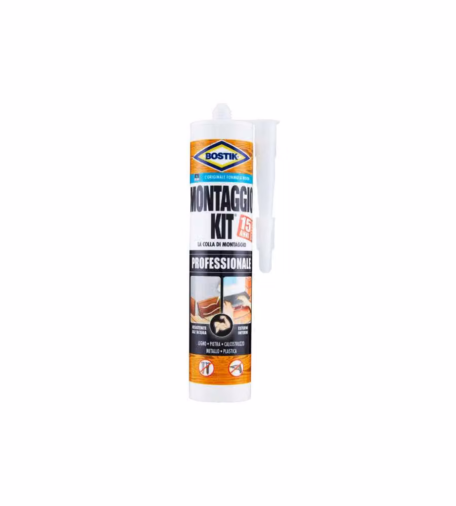 Adesivo Montaggio Kit Cartuccia 350 g Bostik