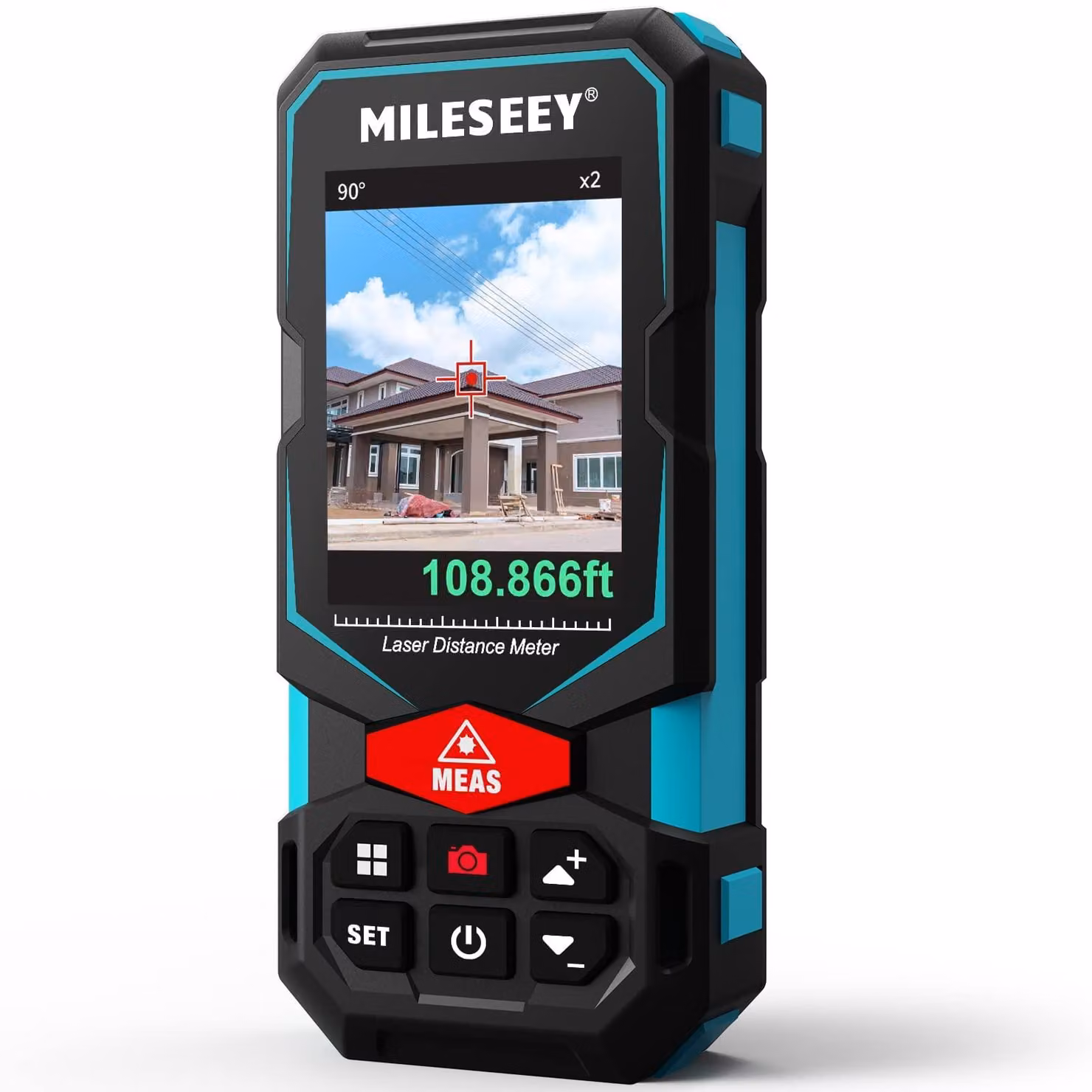 Misuratore laser di distanza da 100 metri con telecamera di localizzazione del punto, tecnologia P2P, grado di protezione IP65