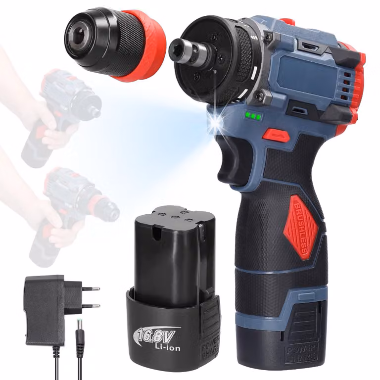 Macchina multifunzione 2 in 1, 21 V, motore brushless, coppia 55 Nm