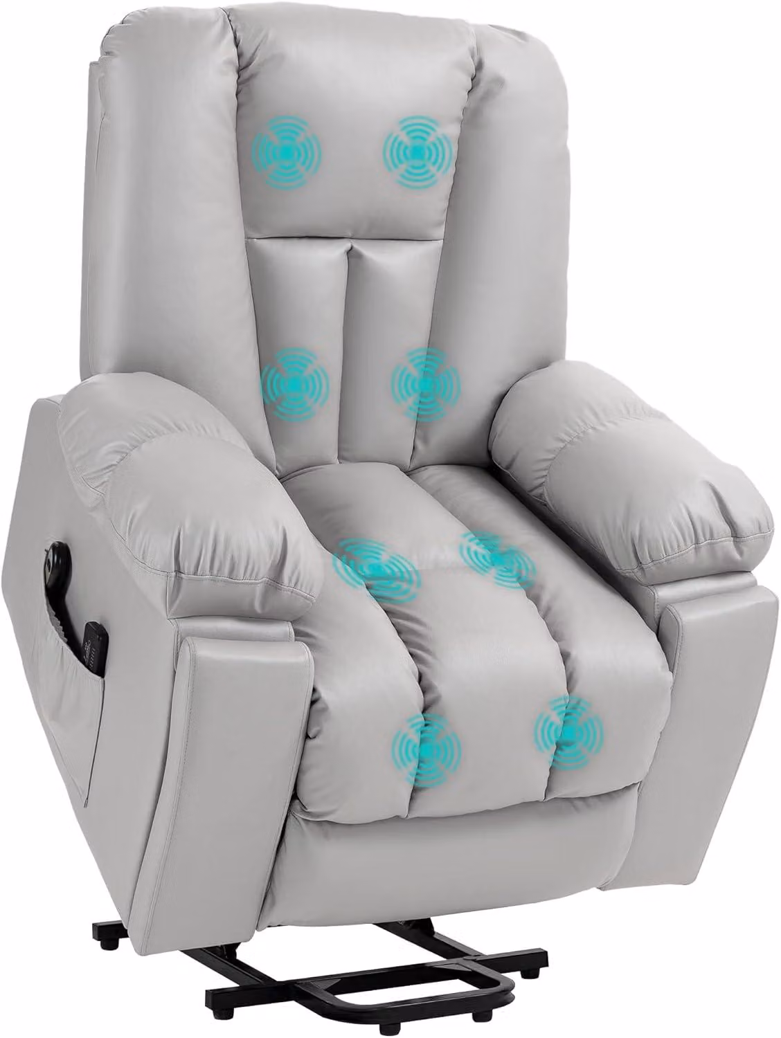 Poltrona massaggiante - Poltrona relax - Sedia per facilitare l'alzarsi - Poltrona elettrica - Funzione reclinabile regolabile