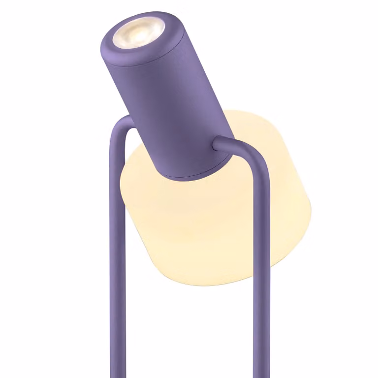 HELL Lampada da tavolo a LED Banji, dimmerabile, Violetto / Fucsia / Rosa, Soggiorno / Sala da pranzo, Metallo, Giovanile, Lampada da tavolo LED