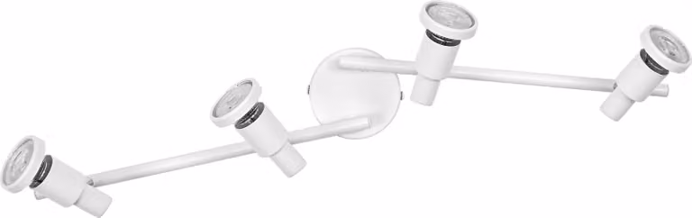 OSRAM LED SPOT GU10 4 x 3,4W, 920lm, bianco, temperatura di colore 2.700K, colore della luce bianco caldo, design senza tempo, lampada LED sostituibile, ideale per interni, CRI 90, teste regolabili