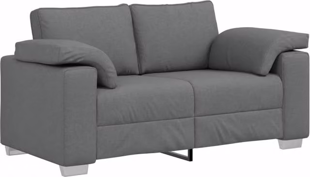 Divano-Sofa-Divanetto Grigio scuro 160 x 77 x 82 cm Tessuto