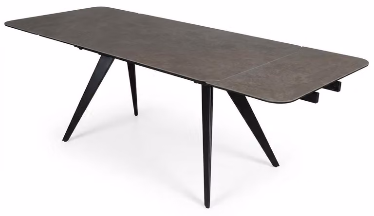 Tavolo da pranzo in metallo e Vetroceramica, comfort, arredamento, design moderno, tendenze