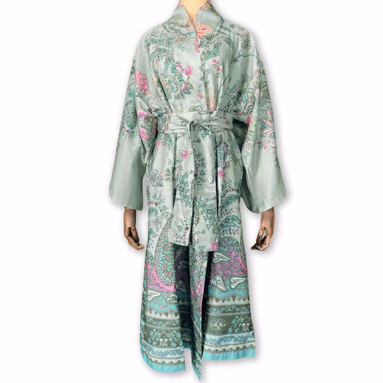 ISFAHAN Yukata - Taglia: L/XL,Colore: ISFAHAN - GREY GREEN