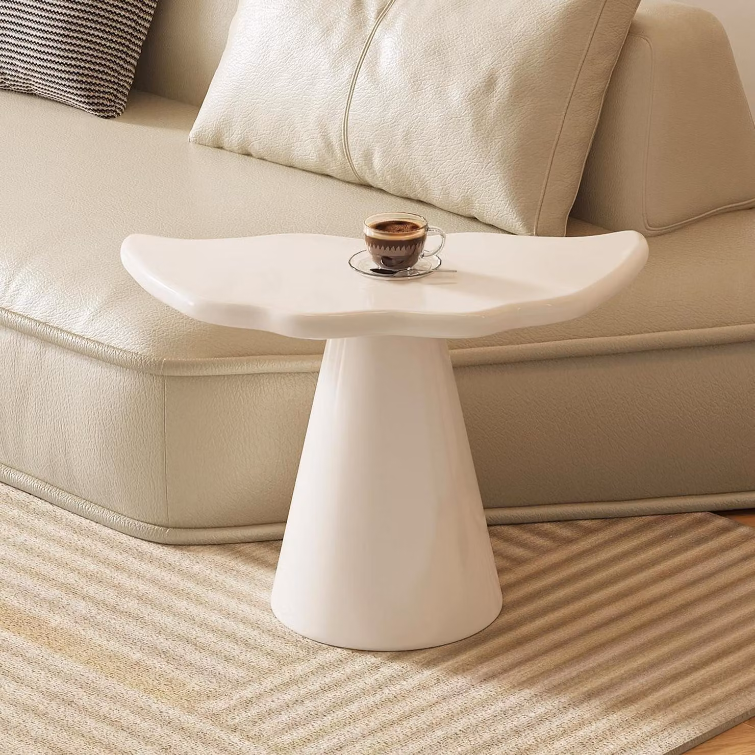 Tavolino di servizio, tavolino da caffè, forma irregolare, soggiorno, camera da letto, ufficio