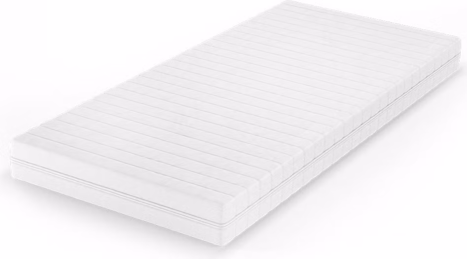 Materasso in schiuma fredda Vitalispa  Bianco 100 x 200 cm H2 grado di durezza, 7 zone, Model 12345