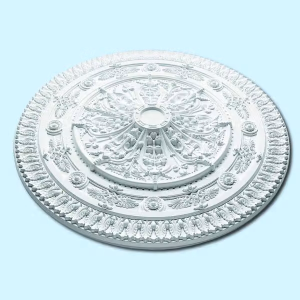 Rosone da soffitto NMC R25 ARSTYL Noel Marquet Elemento decorativo classico colore bianco diametro 96,5 cm