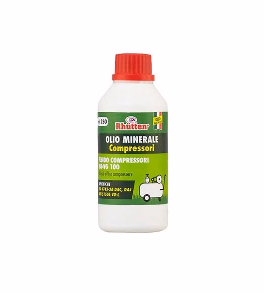 Olio minerale per compressori Rhutten