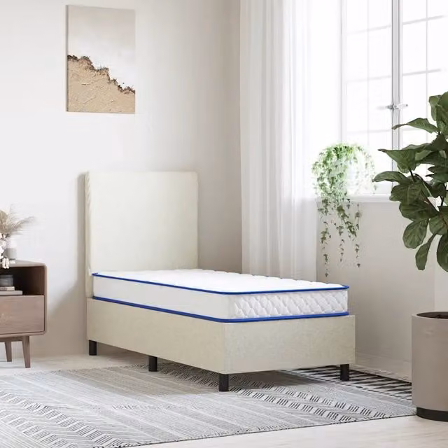 Materasso Viscoelastico-Materasso per Letto Bianco 80x160x17 cm Morbido