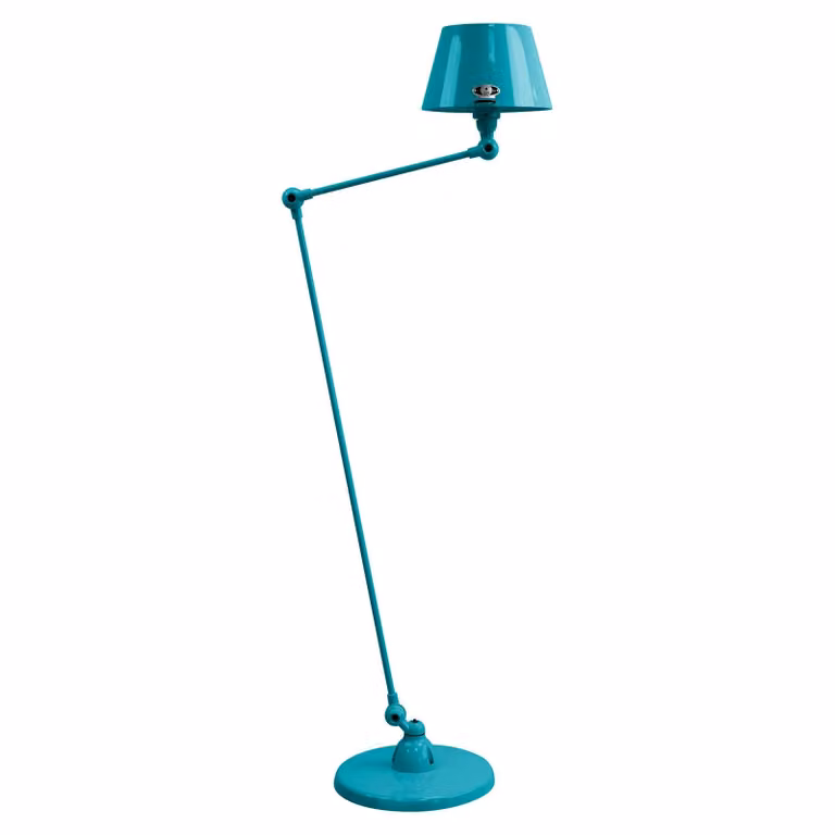 Jieldé Lampada da terra Aicler AID833, Blu, Soggiorno / Sala da pranzo, Metallo, Industriale, Lampada da terra