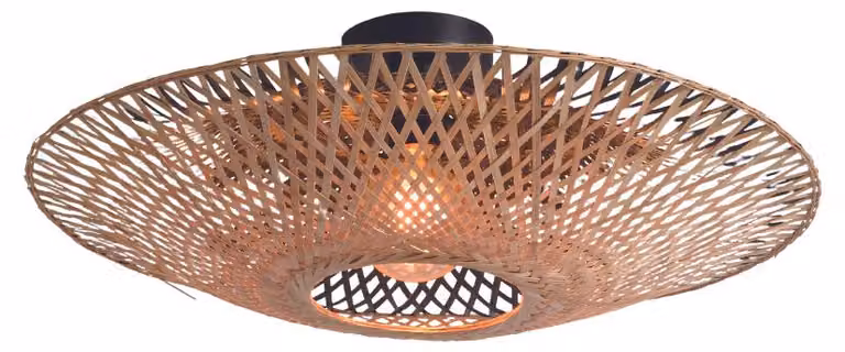 GOOD&MOJO - Lampada da soffitto Kalimantan - Bambù - Ø60cm