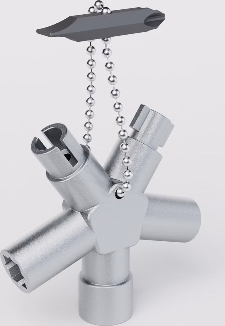 Chiave universale ABSINA con 6 profili - Daimler Benz chiave triangolare chiave quadra chiave universale