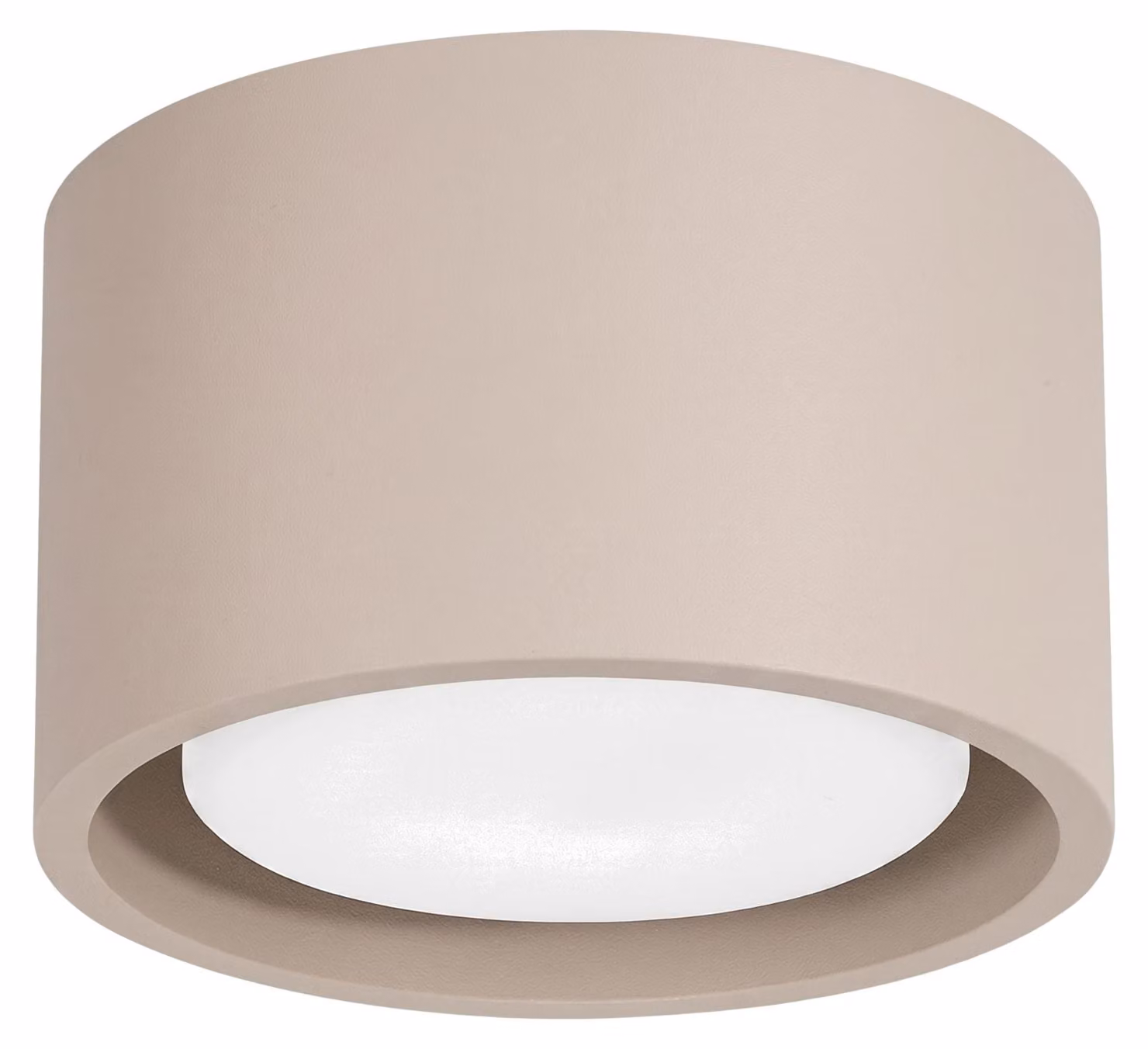 Plafoniera MODO 1 tortora Gx53 1xGx53 10W alluminio 6x10x10cm Sollux Lighting