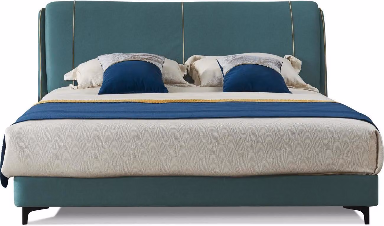 Klassische Luxus Betten Polster Leder Hochwertiges Schlafzimmer Bett