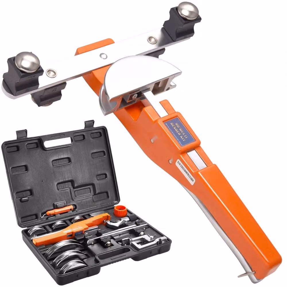 Curvatubi Ø6-22mm - Set di curvatubi manuali - Dispositivo di curvatura avanti e indietro a 90° + tagliatubi - Sistemi di condizionamento Sistemi di raffreddamento Sistemi auto/idraulici/pneumatici