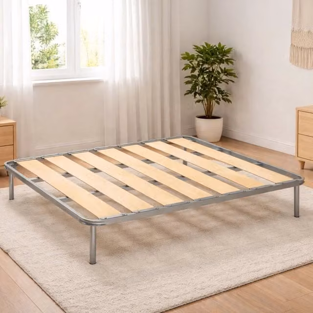Rete letto Andrew Talamo Italia, rete ortopedica a doghe larghe in legno di faggio, L 120 cm x P 190 cm x H 31 cm – 1