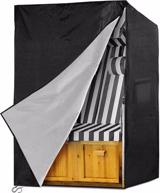 Copertura per sedia a sdraio in tessuto Oxford 900D, impermeabile, con protezione UV, resistente all'inverno, 120 x 90 x 155/140 cm