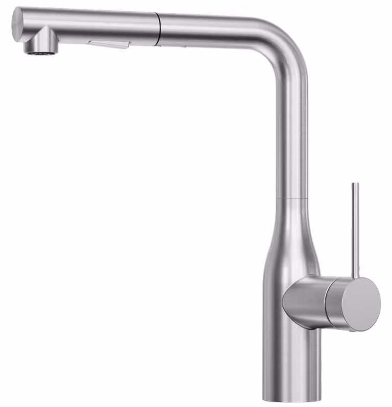 Rubinetto da cucina, doccetta estraibile, doppia modalità di getto, G3/8
