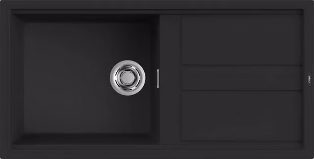 Lavello BEST 480 100X51 BLACK 86