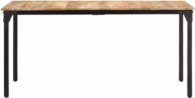 Tavolo da Pranzo 160x80x76 cm in Legno di Mango Grezzo 321974