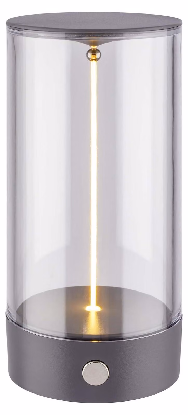 Lampada da tavolo LED wireless con controllo touch a 4 livelli, tecnologia filament, luce bianca calda e ricarica tramite USB-C