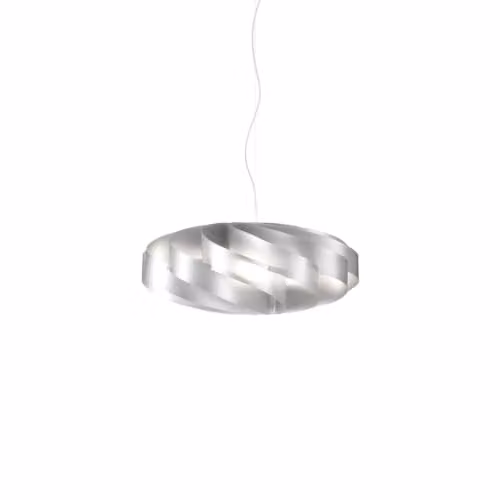Lampadario Moderno Polilux ® Argento E Metallo Cromo 5 Luci E27