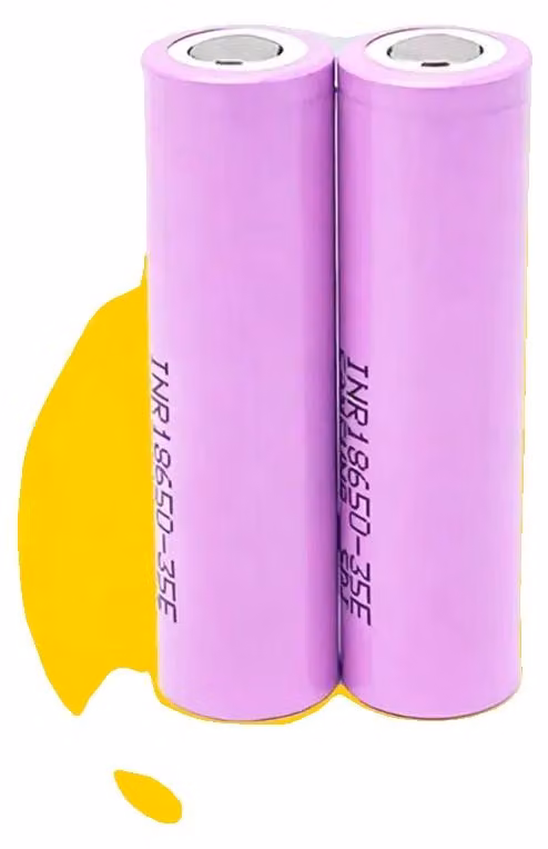 Batteria agli ioni di litio 18650, capacità 3500mAh, corrente di scarica 25A, confezione da 35-40 pezzi