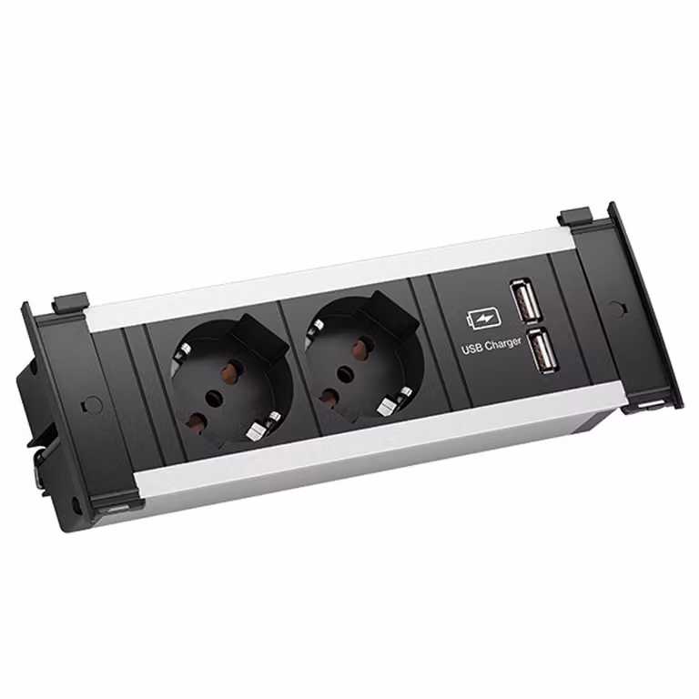 BACHMANN KAPSA S 2xP40 Caricatore USB, Strom 2,0m AEH Italia