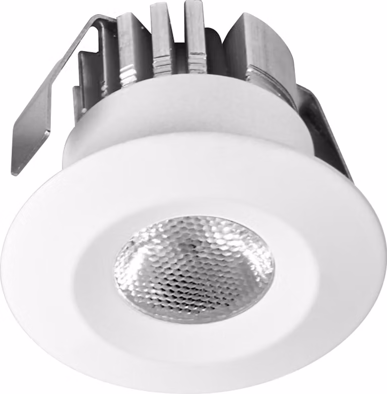 OSRAM Mini Spot LED da incasso 6W bianco IP44, set di 5 spot da soffitto 42mm 480lm, bagno cucina bianco caldo 3000K