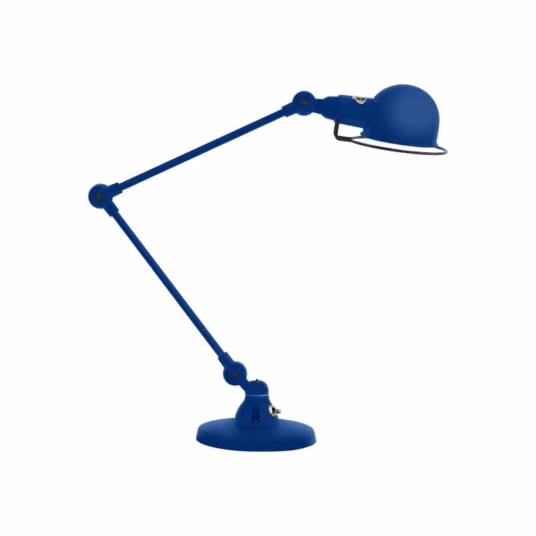 Jieldé Lampada da scrivania Signal SI333, Blu, Soggiorno / Sala da pranzo, Alluminio, Industriale, Lampada da tavolo