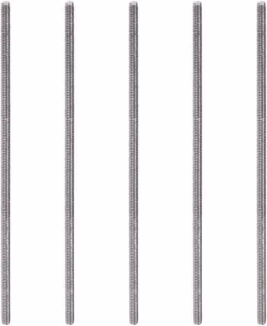Set di cacciaviti in acciaio inossidabile 304 - 5 pezzi - M3 x 100 mm - Supporti/Morsetti - Argento - Viti di fissaggio
