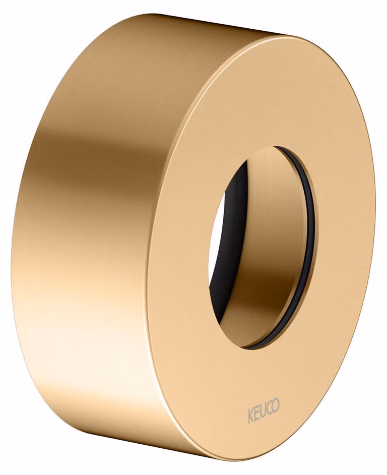 Rosace de rallonge KEUCO pour robinetterie thermostatique encastrée, forme de rosace ronde, 59553250281, 59553250281