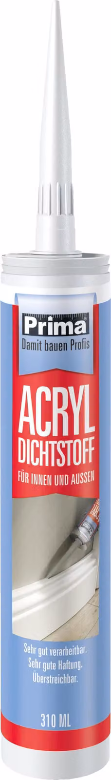 Prima Acryl weiß 310ml Kartusche