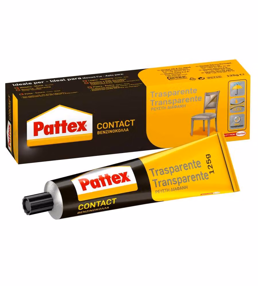 Pattex Adesivo Universale Trasparente in Astuccio da 125 g