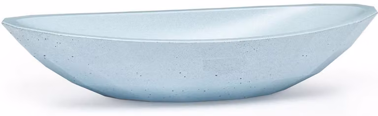Casa Padrino lavabo azzurro 60,9 x 29,7 x H. 11,9 cm - Lavabo in cemento fatto a mano - Accessori bagno - Accessori bagno