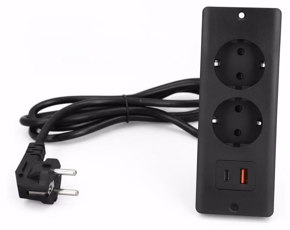 InAndOutdoorMatch - Presa da incasso - 2 connettori fissi
