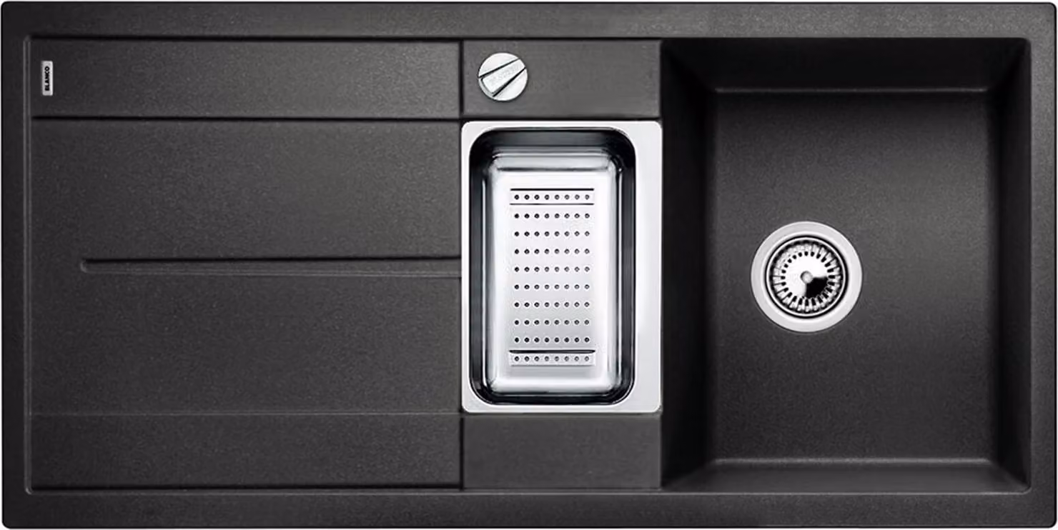 BLANCO METRA 6 S Compact SILGRANIT nero