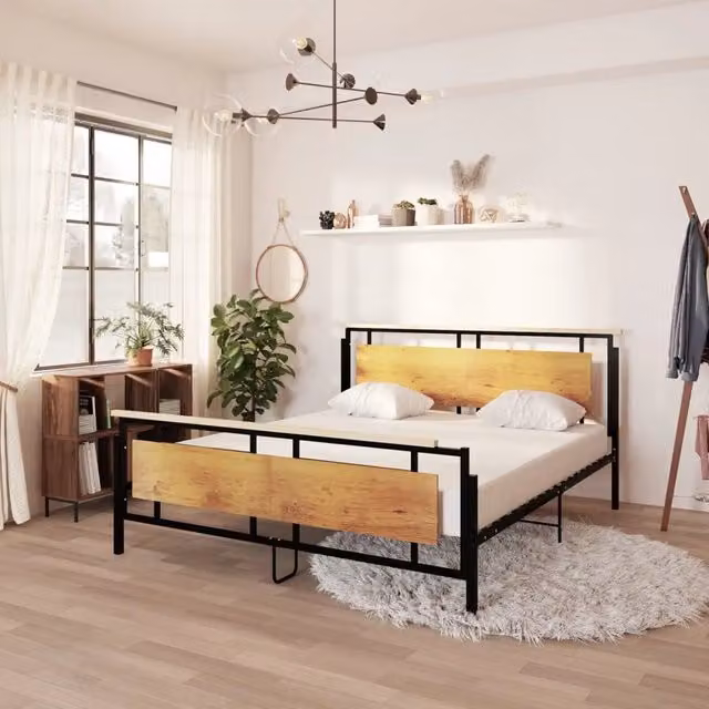 Giroletto-Struttura Letto in Metallo 180x200 cm 761706