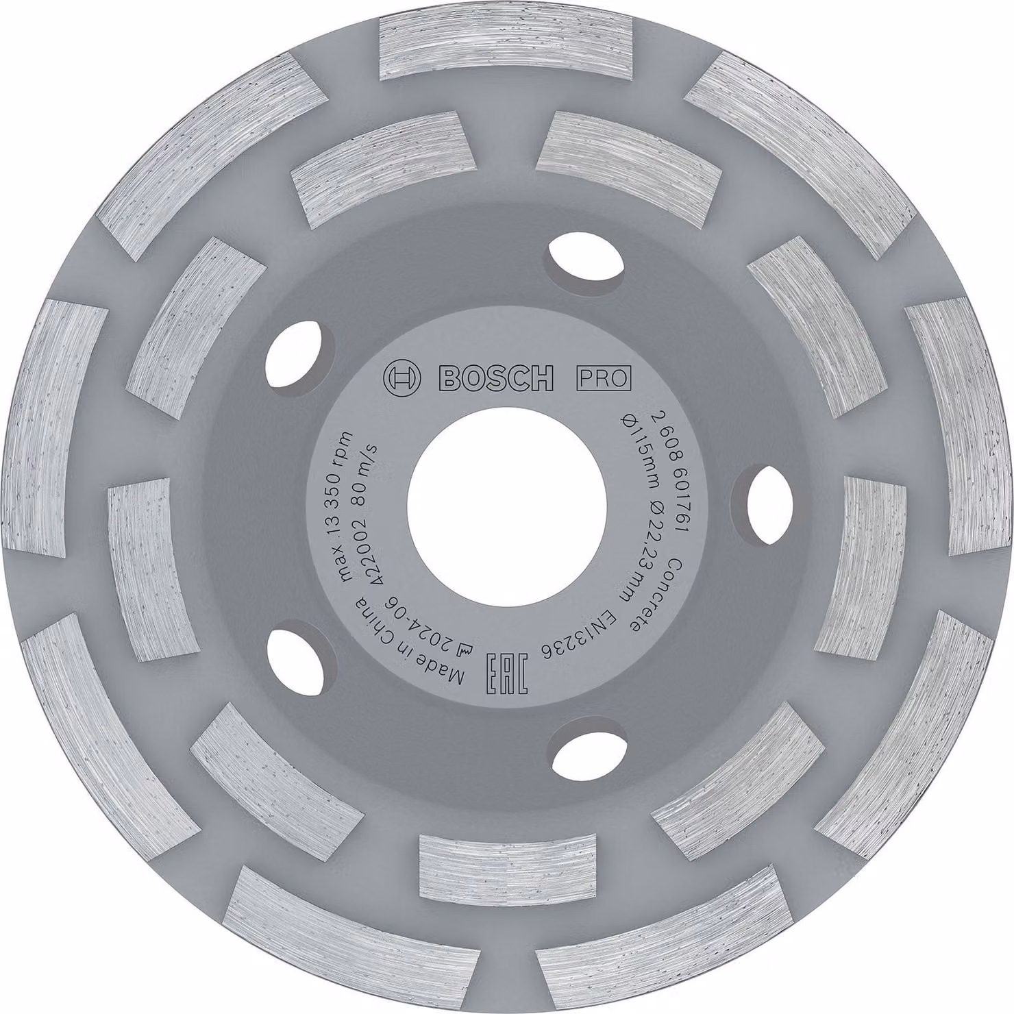 Dischi diamantati Bosch, Expert for Concrete, diametro 125 mm, 2608601761