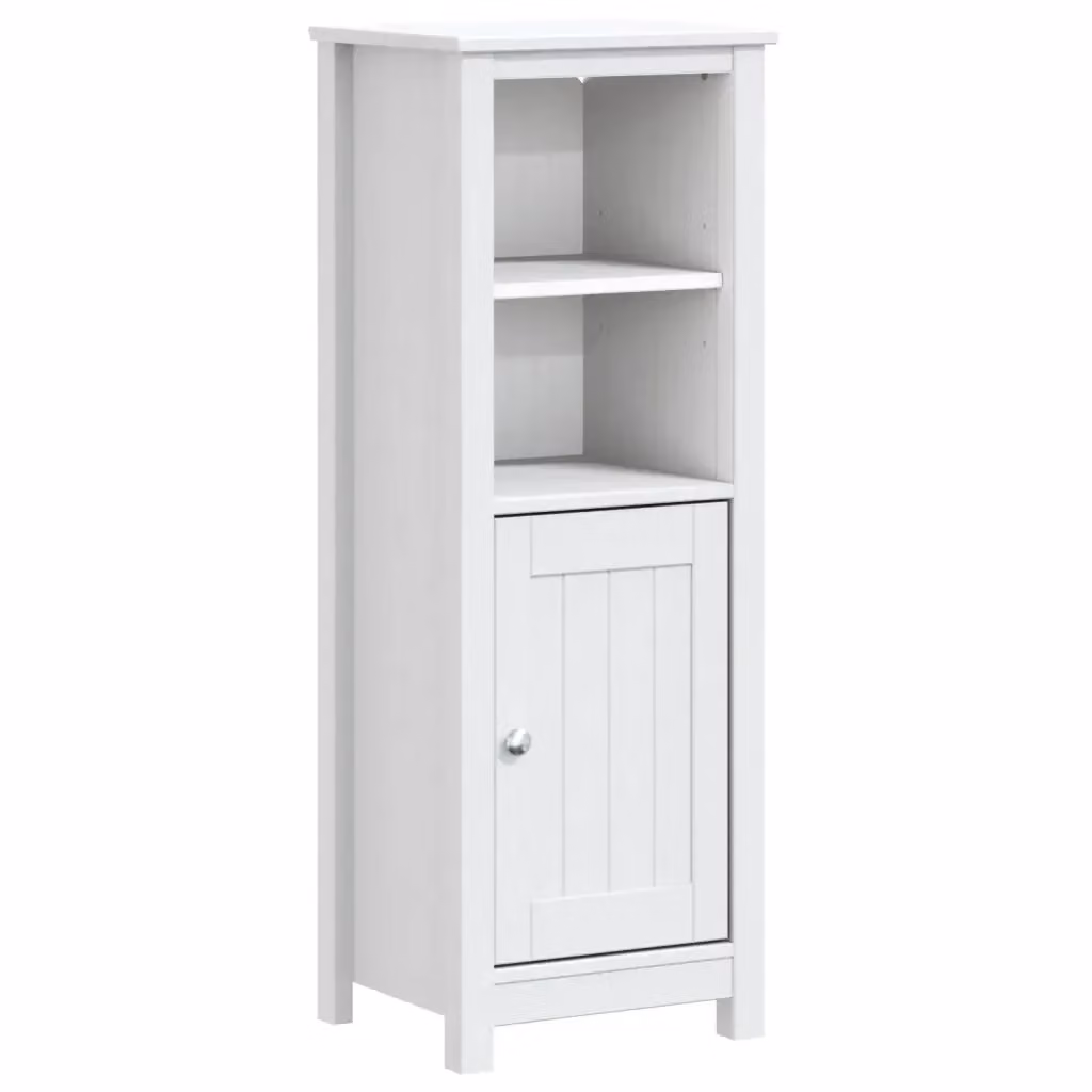 Mobile da bagno sospeso vidaXL in legno di pino bianco stile rustico L: 40 cm, P: 34 cm, H: 110 cm – 2