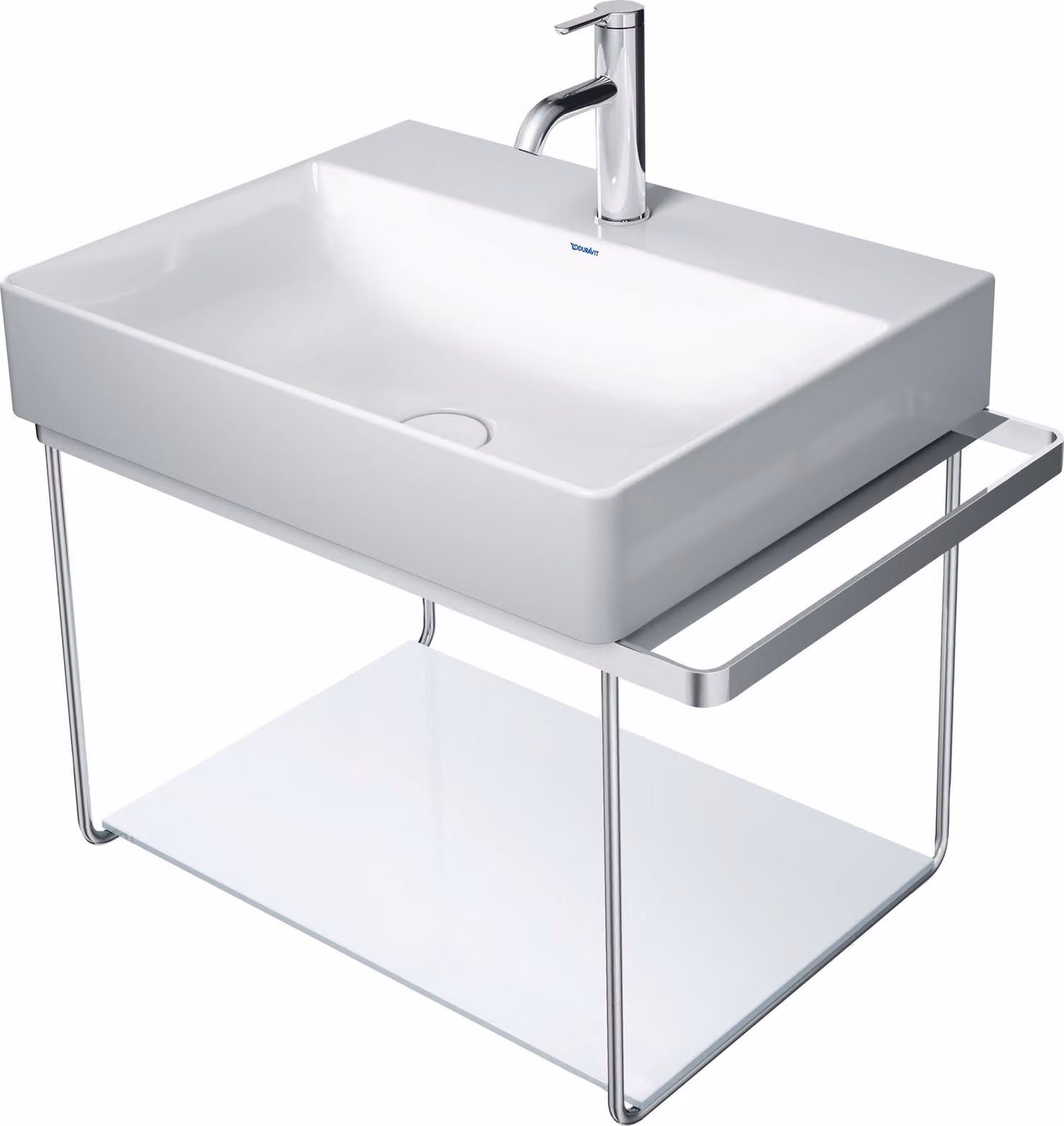Duravit DuraSquare console en métal 66,5x45,1cm, pour lavabo 235360, montage mural, 0031021000, 0031021000