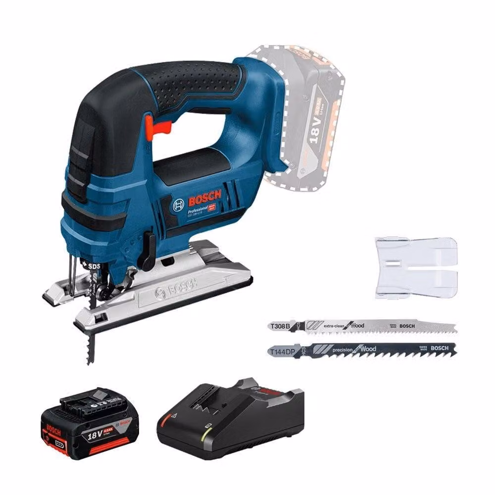 Seghetto alternativo a batteria BOSCH GST 18V-LI (1xGBA 18V 4.0Ah+GAL) 0615990M43