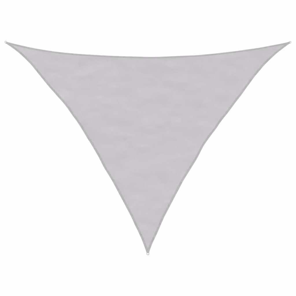 Vela Parasole Grigio Chiaro 3,5x3,5x4,9m 100% Poliestere Oxford