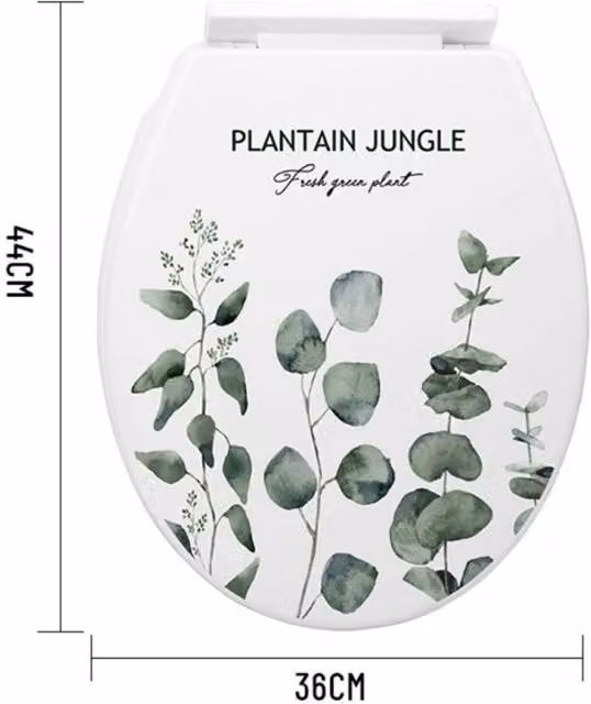 Copriwater Universale KAELA in Plastica Super Resistente Bianco L: 44 cm, P: 36 cm