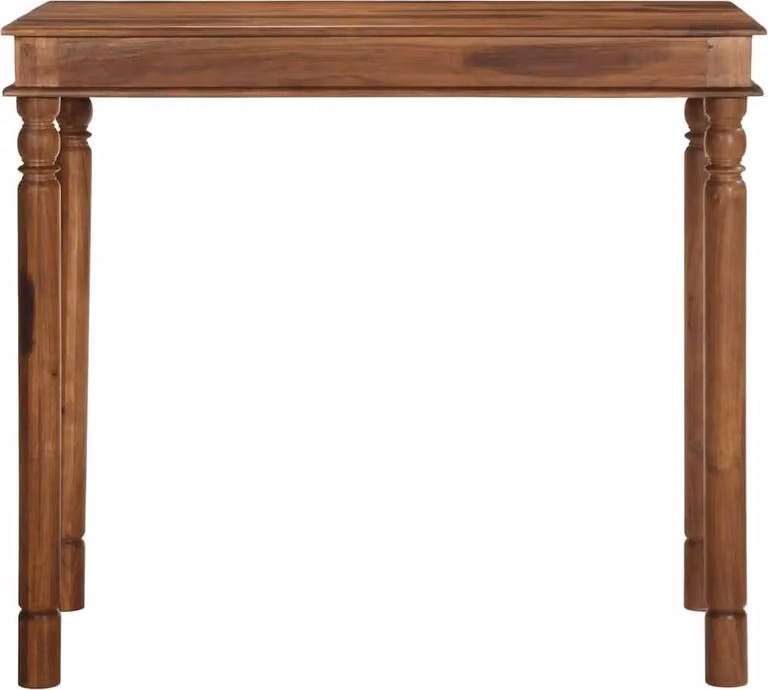 vidaXL Tavolo da bar 120x60x107 cm in legno massiccio di acacia