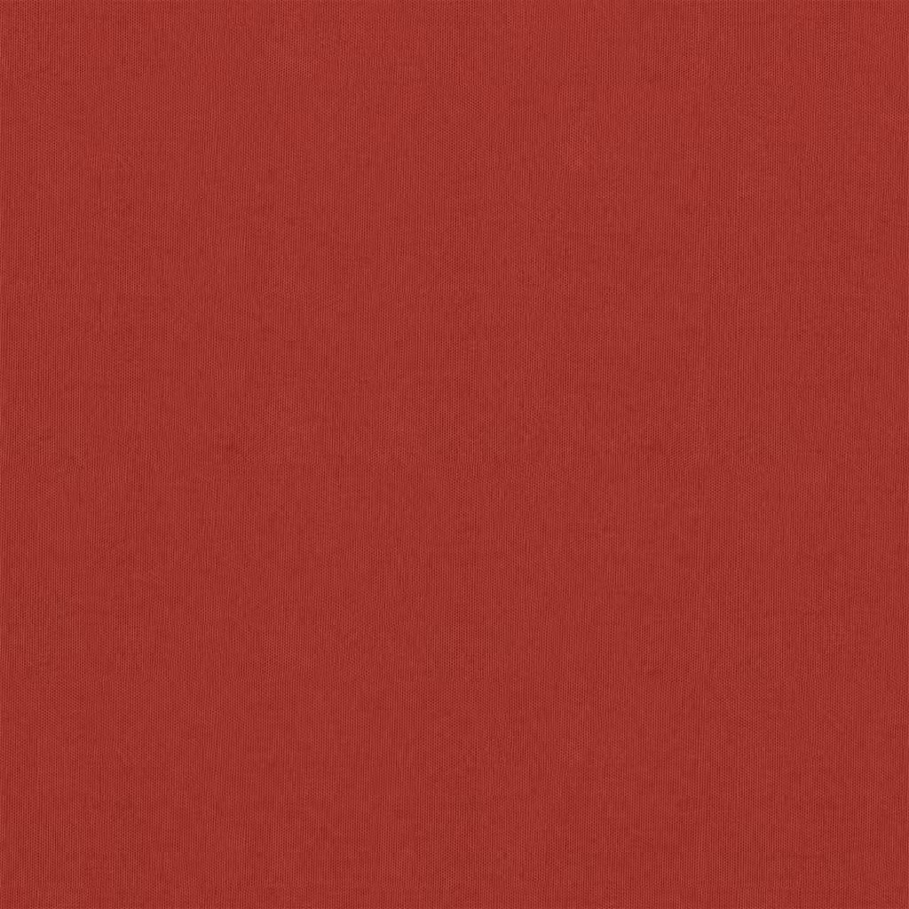vidaXL Schermo privacy per balcone rosso 120x600 cm Tessuto Oxford