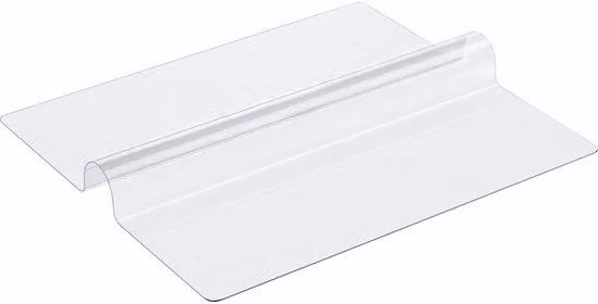 Copertura protettiva in PVC per scrivania - Accessorio per ufficio - Dimensioni 137 x 137 cm - Spessore 1,5 mm - Impermeabile - Facile da pulire - Quadrata - Trasparente
