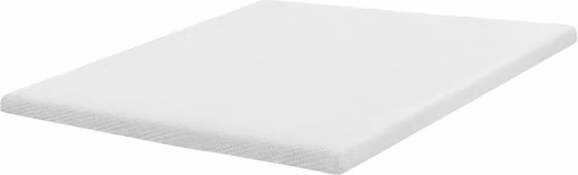Coprimaterasso in schiuma bianca 180 x 200 cm comfort morbidezza